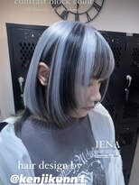 イエナ 渋谷(IENA)&nbsp;デザインカラー　ホワイトカラー　エンドブラック　ローライト