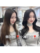 クレム 博多駅店(ChLem)&nbsp;顔まわりレイヤー 艶カラー 暗髪 韓国風 髪質改善 福岡美容室