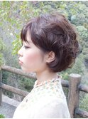 ゆるふわショートパーマ
