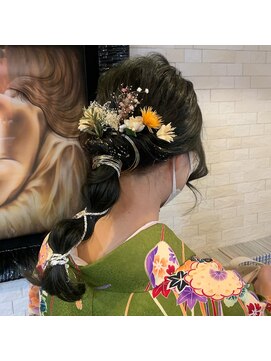 ボアップ 難波店(boappu) #ヘアセット#着物ヘア#ヘアアレンジ
