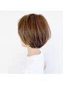 大人可愛いマッシュショートボブウルフカット30代40代50代60代