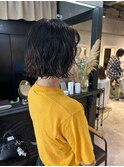 ボブパーマ/ショートパーマ/ボブ/【池袋/マッシュショートボブ】