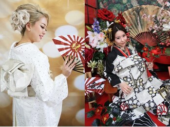 アーフィー 千葉(Arphy)の写真/新作振袖レンタル.2027年予約受付中!成人式振袖着付+ヘアセット￥22000、卒業式も予約受付中!千葉千葉中央