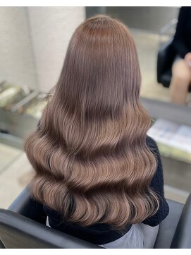 ペレ 栄店(PELE) ミディアムヘア/デザインカラー/フェイスフレーミング/栄