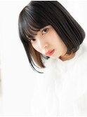 髪質改善インナーカラー小顔ボブk古河20代30代