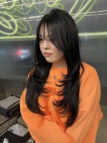 キング 梅田店(K!ng)&nbsp;縮毛矯正髪質改善ハイライトレイヤーカット梅田美容室エクステ