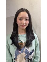 トクヤマサロンニューヨーク(TOKUYAMA SALON NEW YORK)&nbsp;大人レイヤーカット×カーテンバング