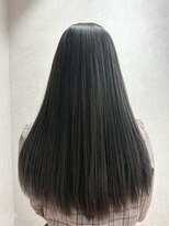 ビス ヘア アンド ビューティー 西新井店(Vis Hair＆Beauty)&nbsp;ブリーチなしブルーグレージュ黒髪ハイライトレイヤー