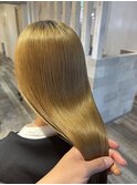 髪質改善イルミナカラー×ブロンド×髪質改善トリートメント