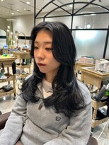 ザザ シンジュク(ZA/ZA shinjuku)&nbsp;ふんわりレイヤーとオイルカラー