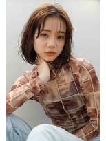 ヘアアンドデザイン ネイビー(Navy) ミディアム×レディース