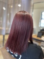 パプスドコワフュール 甲子園口店(Pap's de coiffeur)&nbsp;西宮美容室/甲子園口美容室/パプス甲子園口/チェリーレッド