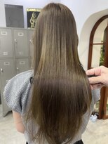 ソピ バイ インビテーション(sopi by invitation)&nbsp;オリーブカラー　オリーブベージュ　ブリーチなしダブルカラー
