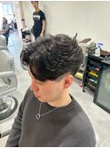 フェザーパーマ／ニュアンスパーマ／韓国マッシュ／我孫子/men's