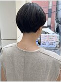 20代30代前髪なしショートハンサムショート丸みショートレイヤー