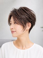 マリブ Malibu 【エフォートレスリュクスショート|40代50代小顔×白髪ぼかし】