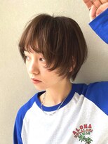 ノラギンザユー(NORA GINZA/U) ウルフショートボブレイヤーショートウルフ丸みショートハッシュ