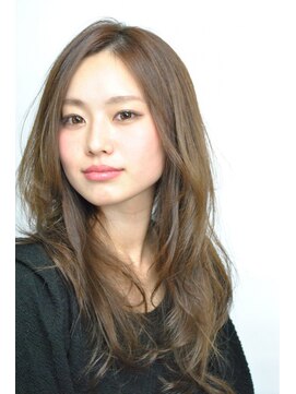 クラン 横浜(Clanc) くびれヘア ハイライトカラー アプリコットオレンジ 夏