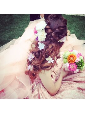パズードコー(PSSD-CO.+5) wedding hair ダウンスタイル