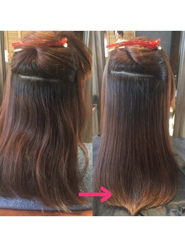 ロアナ 六本木(LOANA ROPPONGI) 縮毛矯正before→after記録