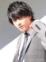 好感度アップ　簡単1分スタイリング　ビジネスマン　スーツ