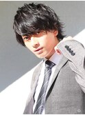 好感度アップ 簡単1分スタイリング ビジネスマン スーツ