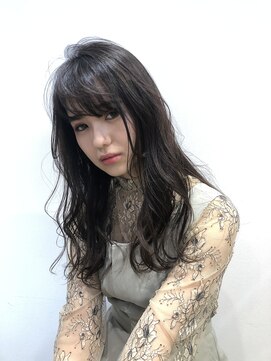 エイス 梅田 中津(Ace) イメチェンヘアスタイル耳かけフォギーベージュマッシュウルフ