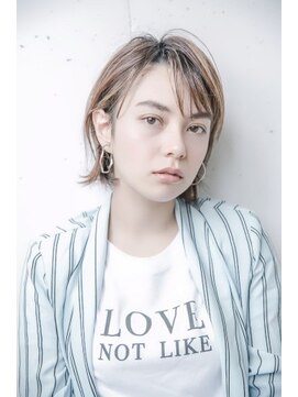 ヴェイン 渋谷(vain) 【vain#Y】#切りっぱなしボブ#ハイライト#BOB