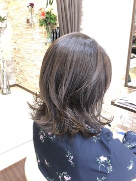 ヘアーピース(Hair Peace) 外ハネミディアム