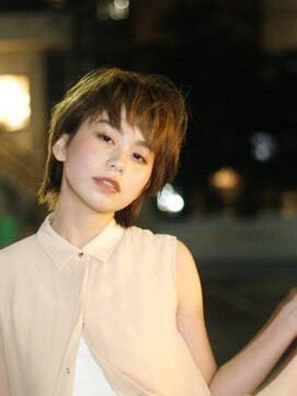 ケイトブラウン(KATEBROWN) 【KATE OKUS】マッシュショート×シアベージュ