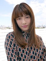 アース 小禄店(EARTH)&nbsp;厚めバング暗髪ストレート