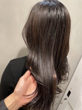 エイト 上野店(EIGHT ueno) 極細ハイライト×グレーバイオレット