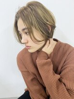 フラミューム たまプラーザ(flammeum)&nbsp;ハンサムボブ×シアーベージュ【フラミュームたまプラーザ】