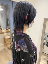 メルト 吉祥寺(melt)&nbsp;【松本咲花】ウルフレイヤーカット　インナーカラー　ブルー