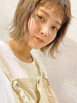 ディッセンバー 神宮前(December) ベージュカラー/ダブルカラー/ボブ