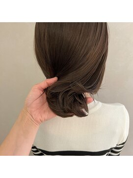 アンドワン 自由が丘(＆ONE) 【＆ONE 自由が丘】ケアダブルカラー × シナモングレージュ