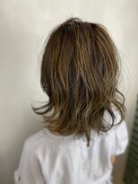 ラトリエ ブロカント 立川北口店(L'atelier BROCANTE)&nbsp;ミントアッシュ シークレットハイライト セミディ レイヤー