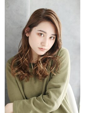 ウィズ 川口店(WIZ) かきあげバングのゆるミックスカール