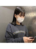 ボアップ 京橋店(boappu)&nbsp;#ダークカラー　#艶髪　#ワイドバング　#トリートメント