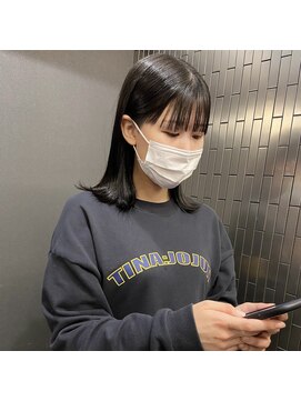 ボアップ 京橋店(boappu) #ダークカラー　#艶髪　#ワイドバング　#トリートメント