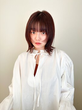 ユイル(Uil) 似合わせカット× ベージュカラーデザインカラー