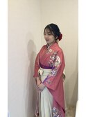卒業式/袴/ヘアセット/ローシニヨン