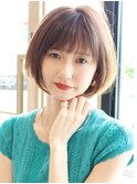 【 Ｉ. 】30代からのナチュラル前下がりショートボブ　川口