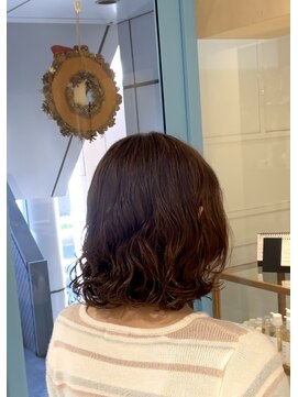 シアン 栄店(CYAN.) ボブレイヤー×ウェーブパーマ