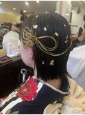 成人式×ぱっつんボブアレンジby ERINA