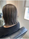 切りっぱなしボブ/デザインカラー【N°3溝の口】