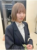 【snuw_ayano】ホワイトベージュ/ボブ