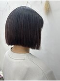 ぱつっとボブ