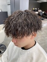 エデアンルクラ 下通(EDEAN Leclat)&nbsp;熊本メンズパーマ マッシュ ツイスパ 波巻き MEN'S HAIR