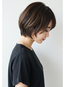 アントワープトーキョー(antwerp TOKYO) 30代40代50代カーキベージュ髪質改善縮毛矯正ショート